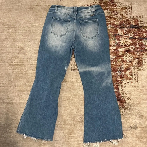 NWOT WOMENS KANCAN DISTRESSED JEANS SIZE 15/31 - Picture 2 of 4